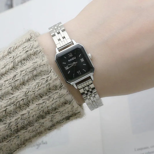 Signature Square Stainless Steel Watch