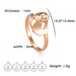 Gilded Heart Animal Motif Ring