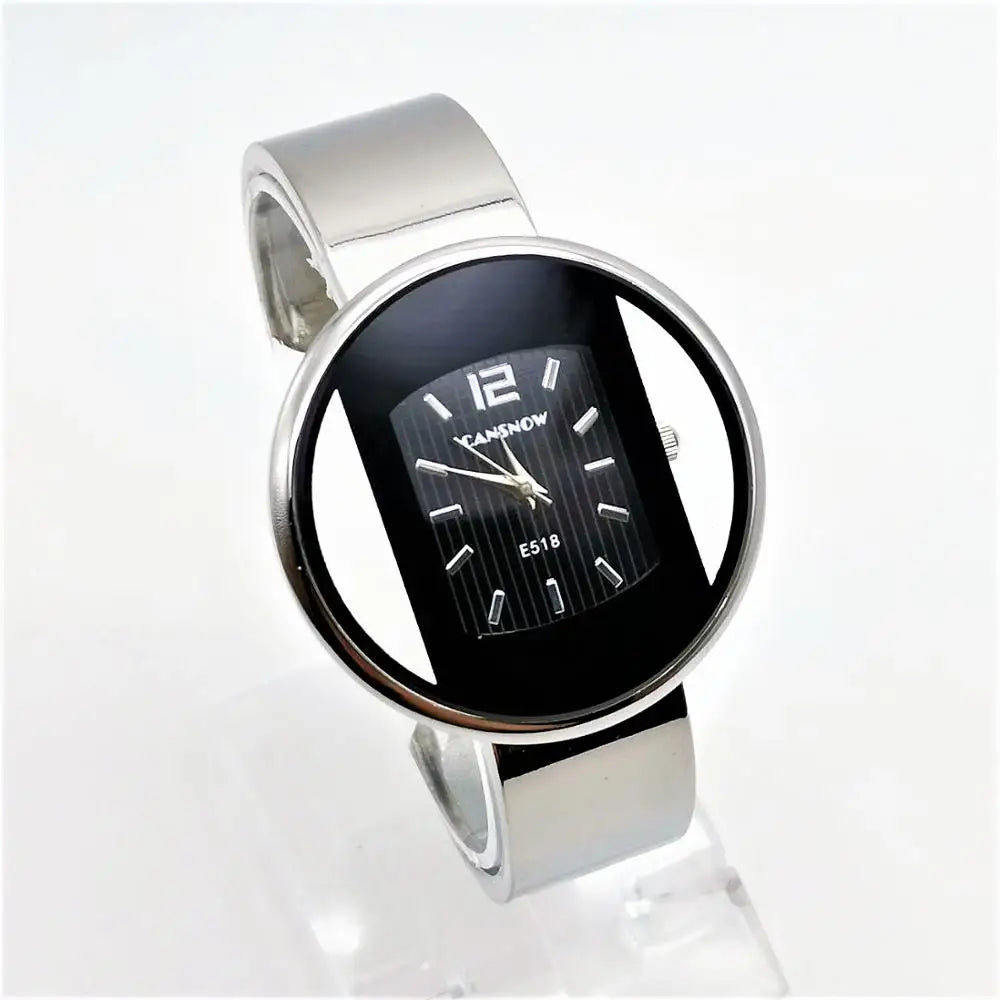 Gilded Bangle Bracelet Luxury Watch