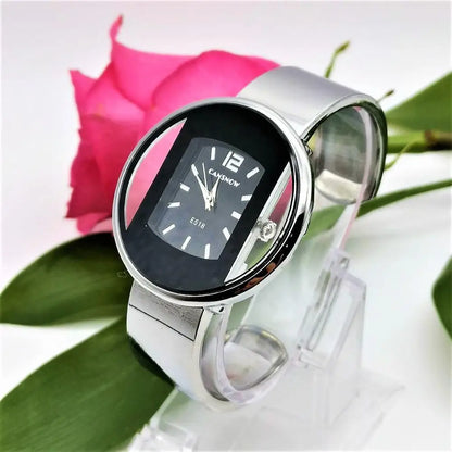 Gilded Bangle Bracelet Luxury Watch