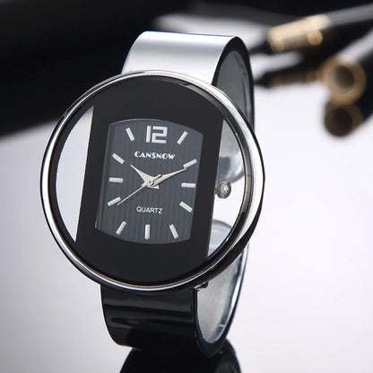 Gilded Bangle Bracelet Luxury Watch