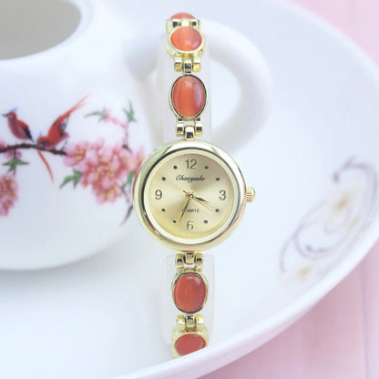 Gilded Heritage Dress Bracelet Watch
