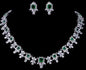 Square CZ Bridal Wedding Choker