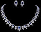 Square CZ Bridal Wedding Choker