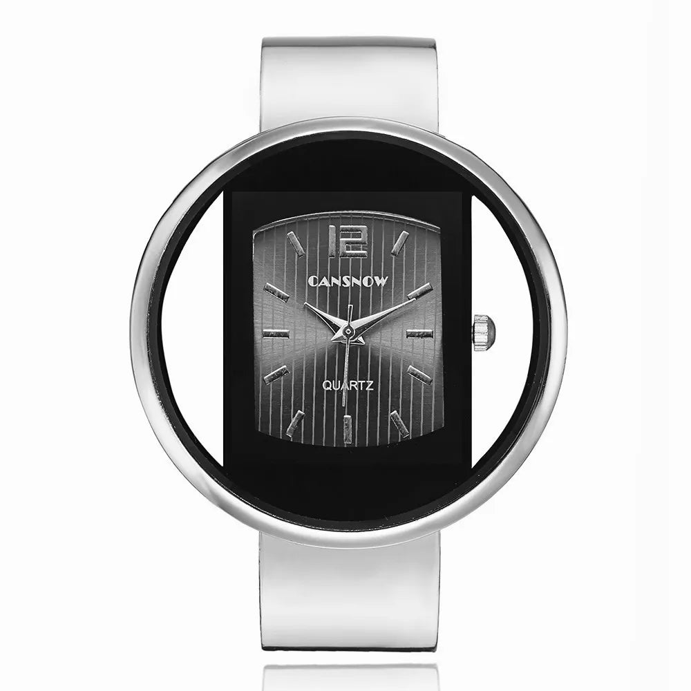 Gilded Bangle Bracelet Luxury Watch