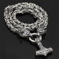 Viking Wolf Stainless Steel Necklace