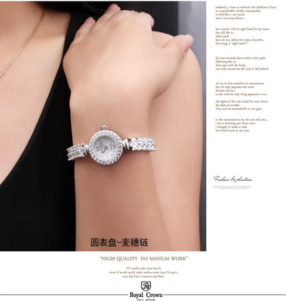 Fine Shell Rhinestone Bracelet Watch