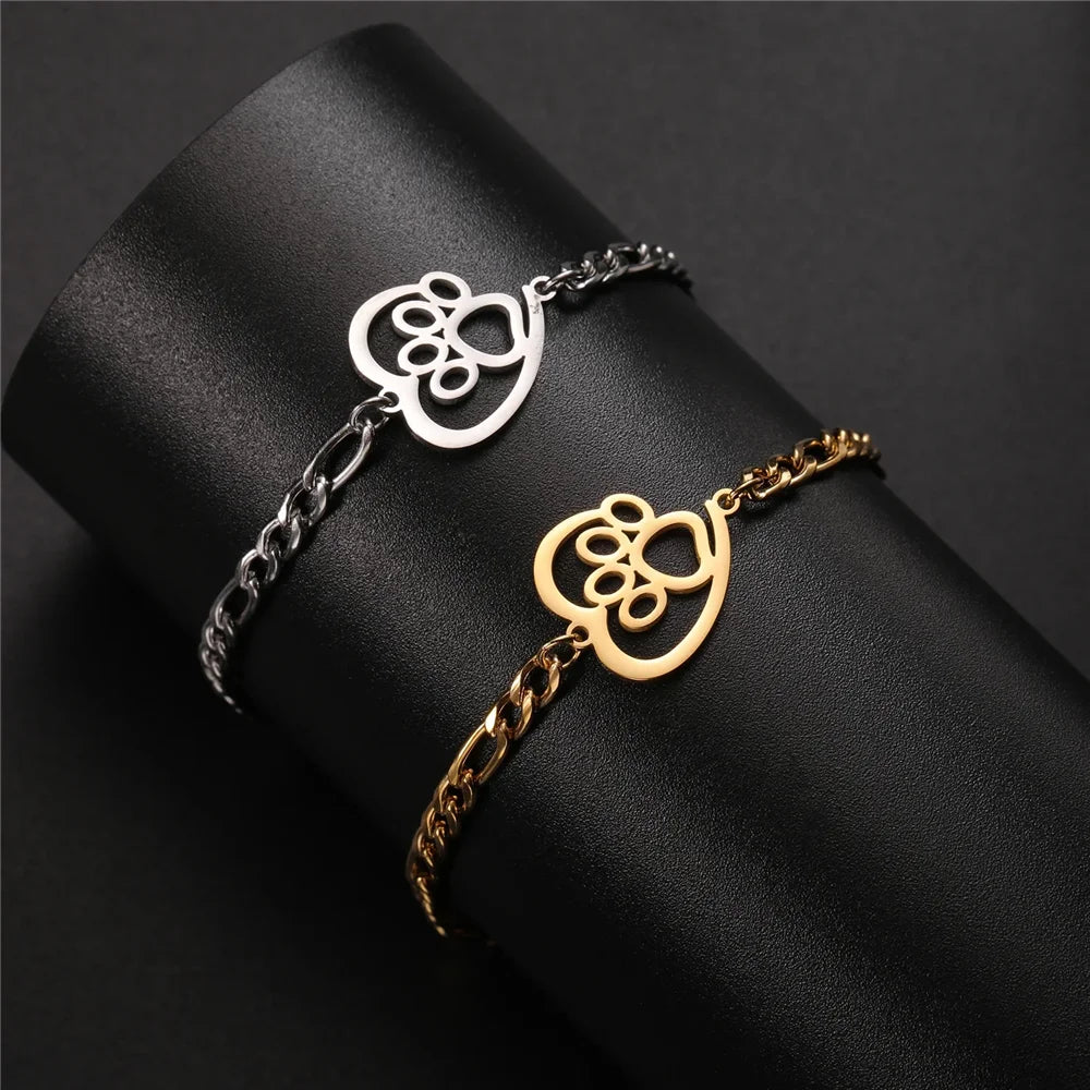 Gilded Heart Animal Motif Ring