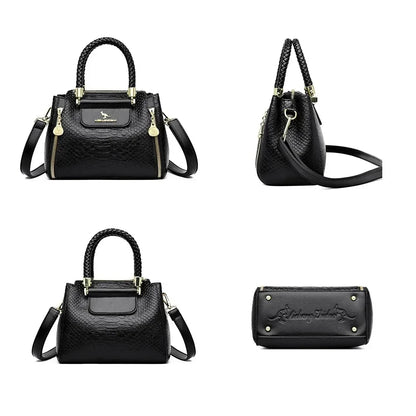 Iconic Grained Leather Crossbody Bag