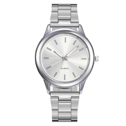 Gold Rhinestone Casual Bracelet Watch