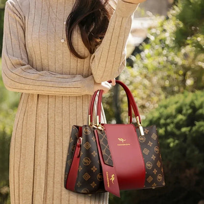 Iconic Grained Leather Crossbody Bag