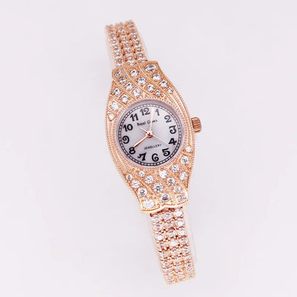 Fine Shell Rhinestone Bracelet Watch