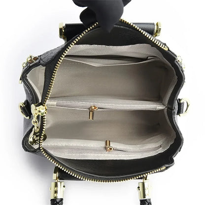 Iconic Grained Leather Crossbody Bag