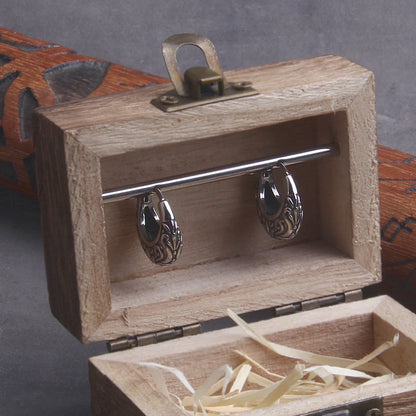 Punk Luxury Stainless Steel Hoops