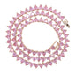 Bling Heart CZ Tennis Necklace