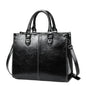 Premium Cowhide Executive Shoulder Tote
