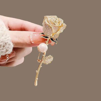 Tulip Flower Pearl Gala Brooch