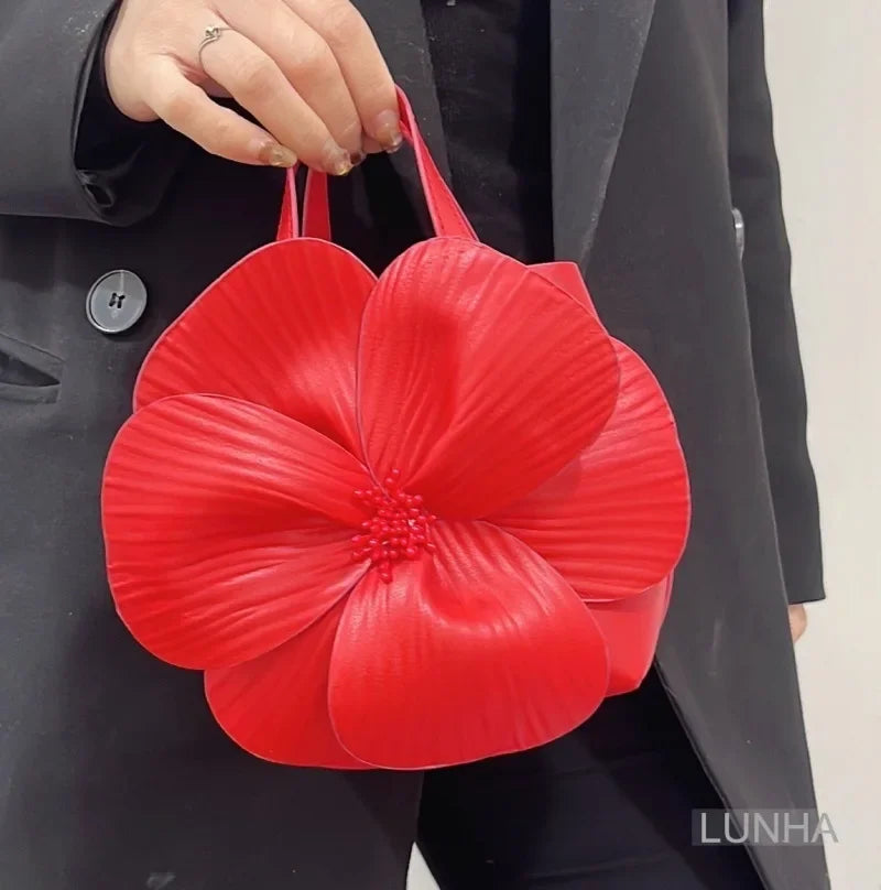 3D Flora Evening Bridal Clutch