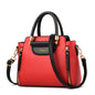European Color-Block Office Wallet Bag