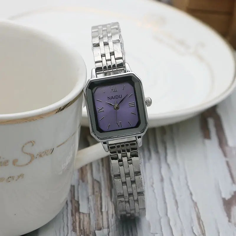 Signature Square Stainless Steel Watch