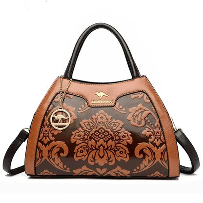 Iconic Grained Leather Crossbody Bag