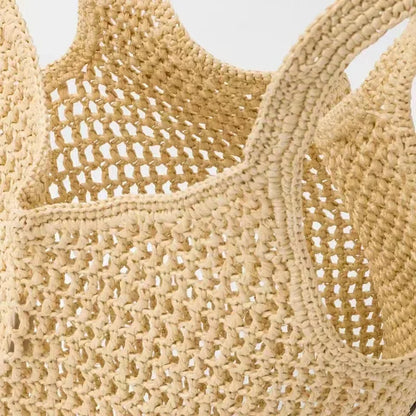 Large Format Rattan Designer Bag
