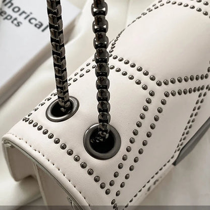 Rivet Vintage Chain Crossbody Bag
