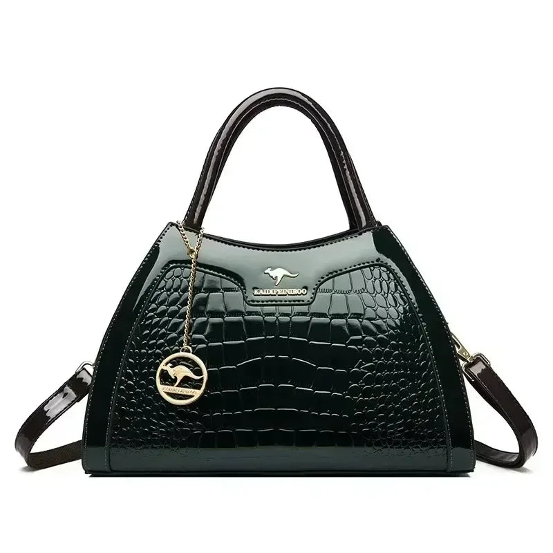 Iconic Grained Leather Crossbody Bag