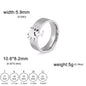 Minimalist Floral Stainless Steel Ring
