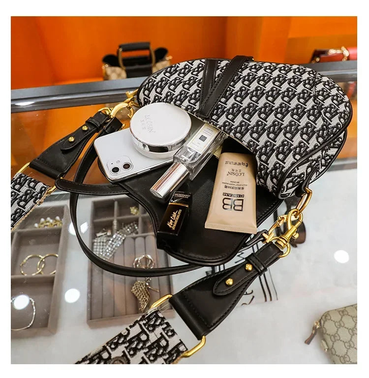 Quilted Designer Travel Clutch Bag