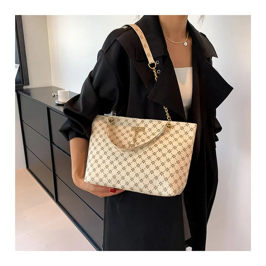 Textural Soft Leather Hanging Tote