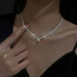 Pearl Tassel Snake Bone Necklace