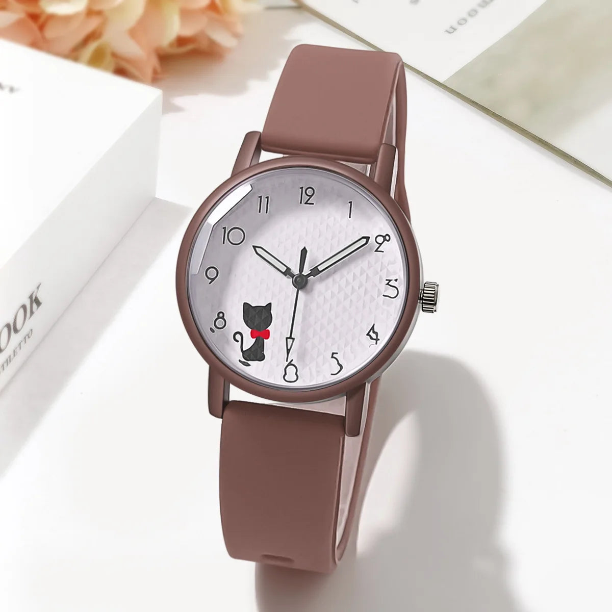 Whimsical Cat Bracelet Silicone Watch