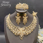 18K Gold Plated African Set