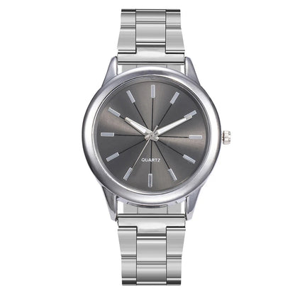 Gold Rhinestone Casual Bracelet Watch