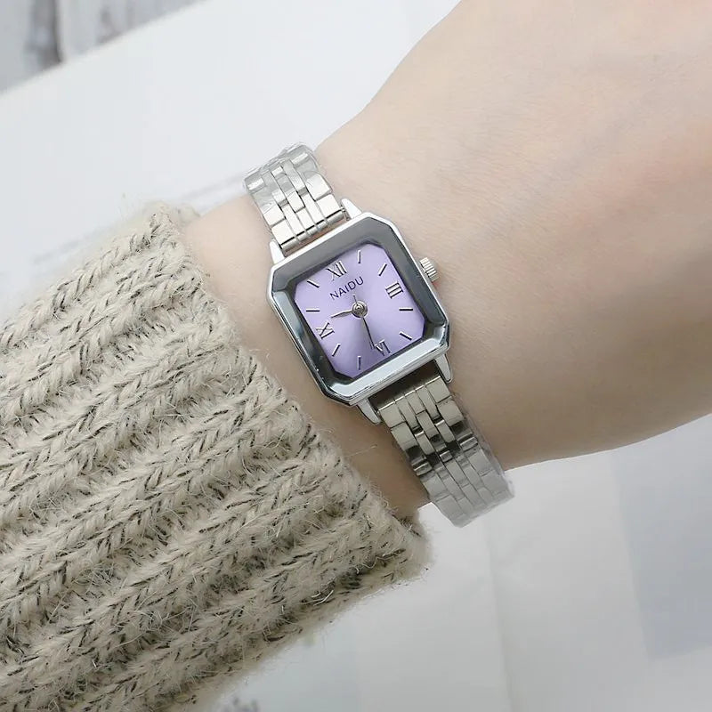 Signature Square Stainless Steel Watch