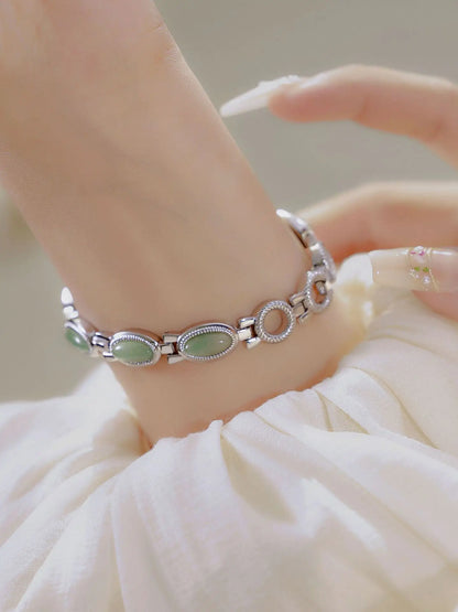 Jade Bead Bracelet Jewelry Watch