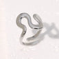 Irregular Wave Gilded Statement Ring