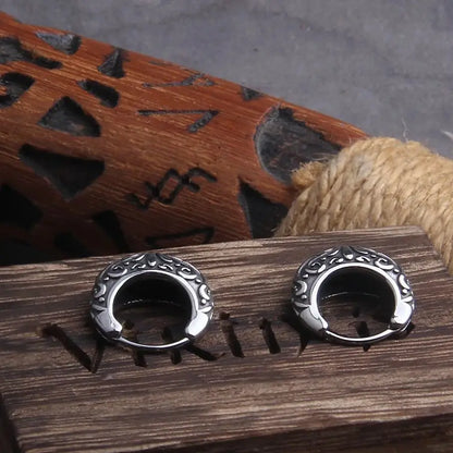 Punk Luxury Stainless Steel Hoops