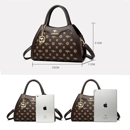 Iconic Grained Leather Crossbody Bag
