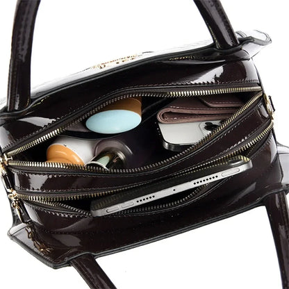 Iconic Grained Leather Crossbody Bag