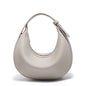 Minimalist Crescent Leather Underarm Bag