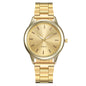 Gold Rhinestone Casual Bracelet Watch