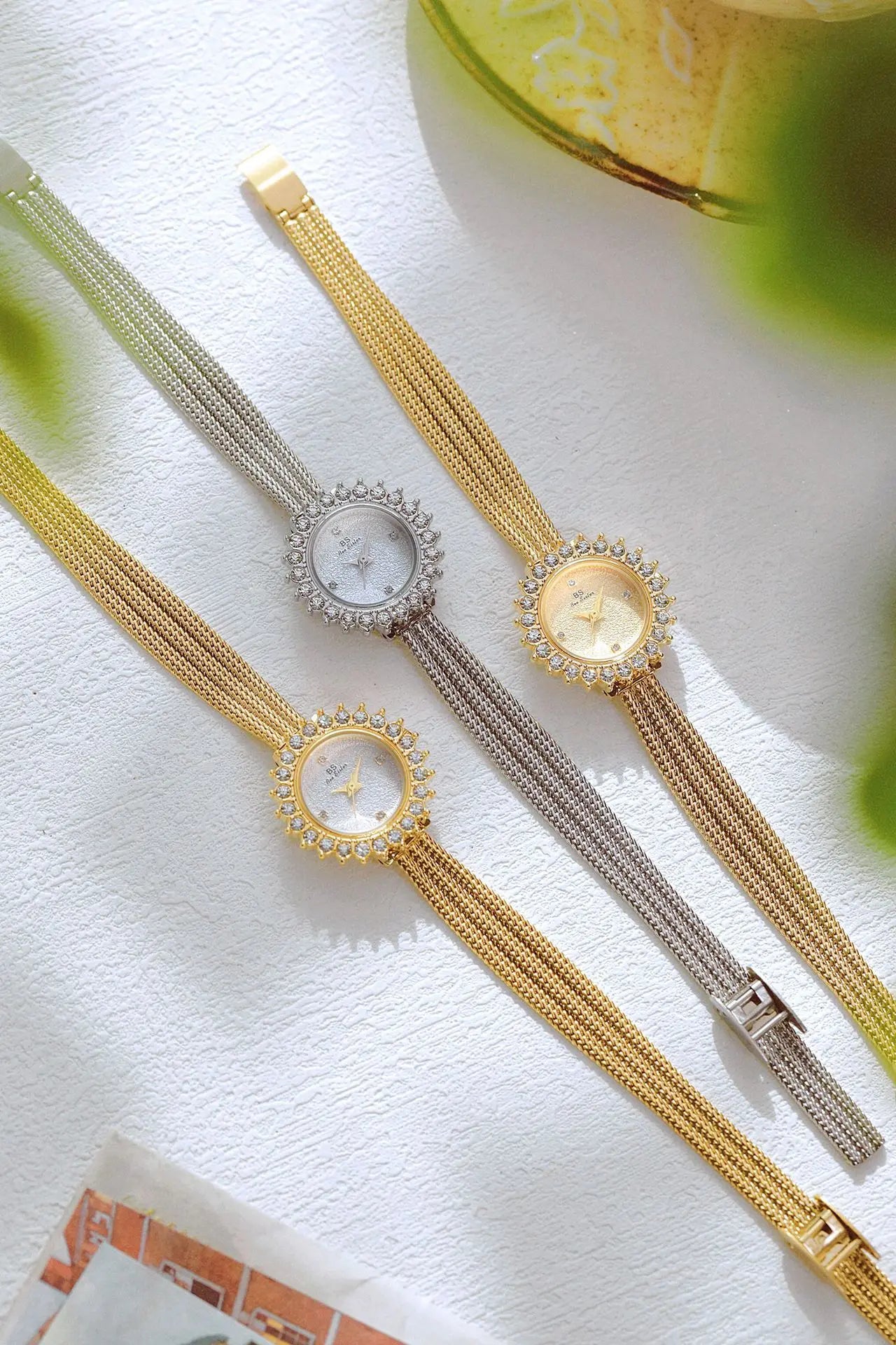 Wheat Ear Rhinestone Jewelry Watch