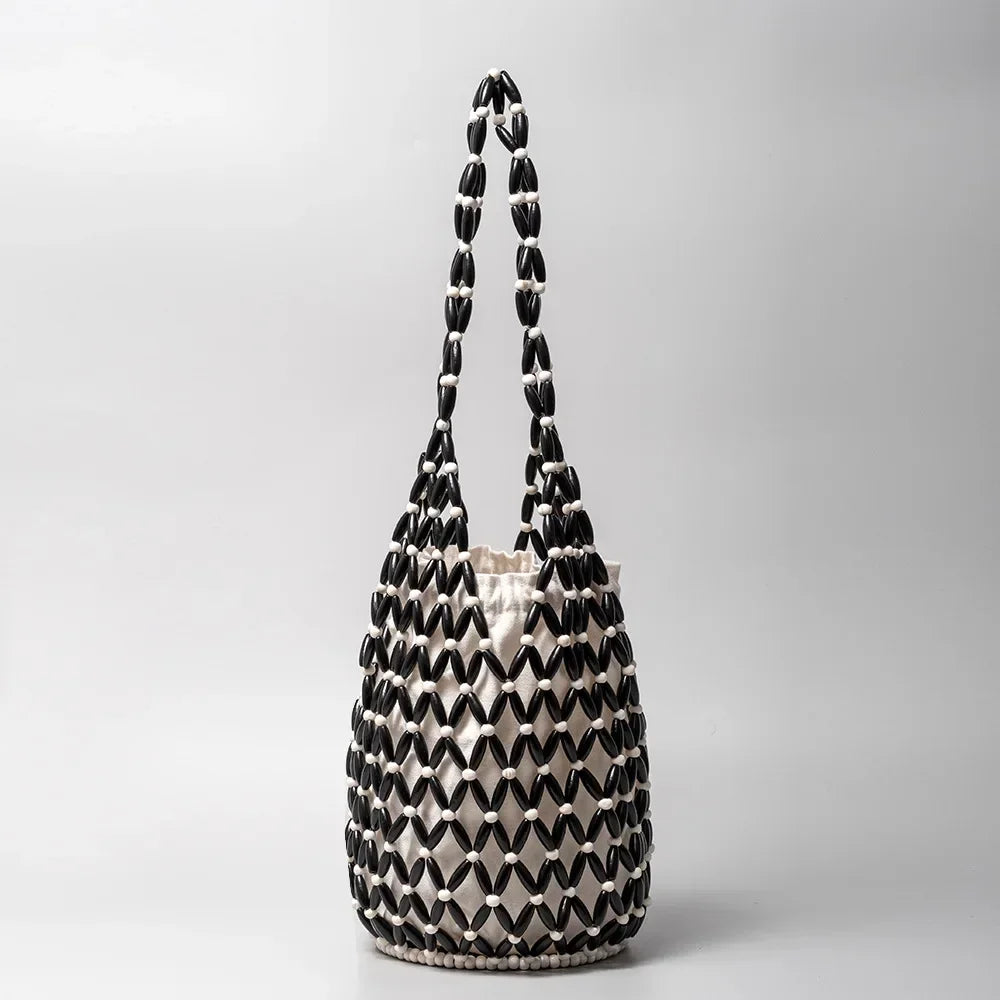 Woven Bead Hollow Artisan Bucket
