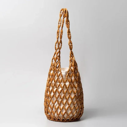 Woven Bead Hollow Artisan Bucket