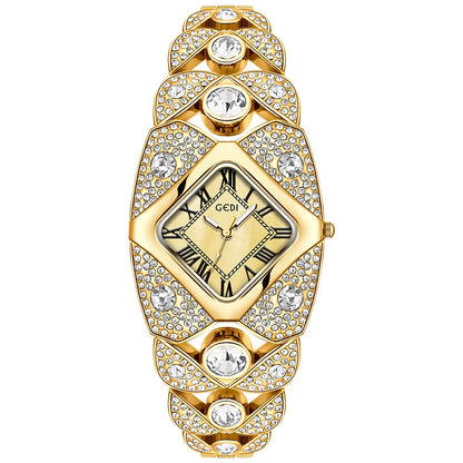 Roman Numeral Full Diamond Watch