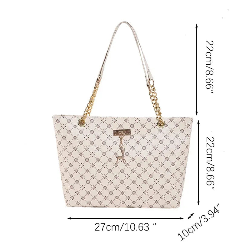 Textural Soft Leather Hanging Tote