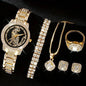 Full 5-Piece Jewelry Watch Suite