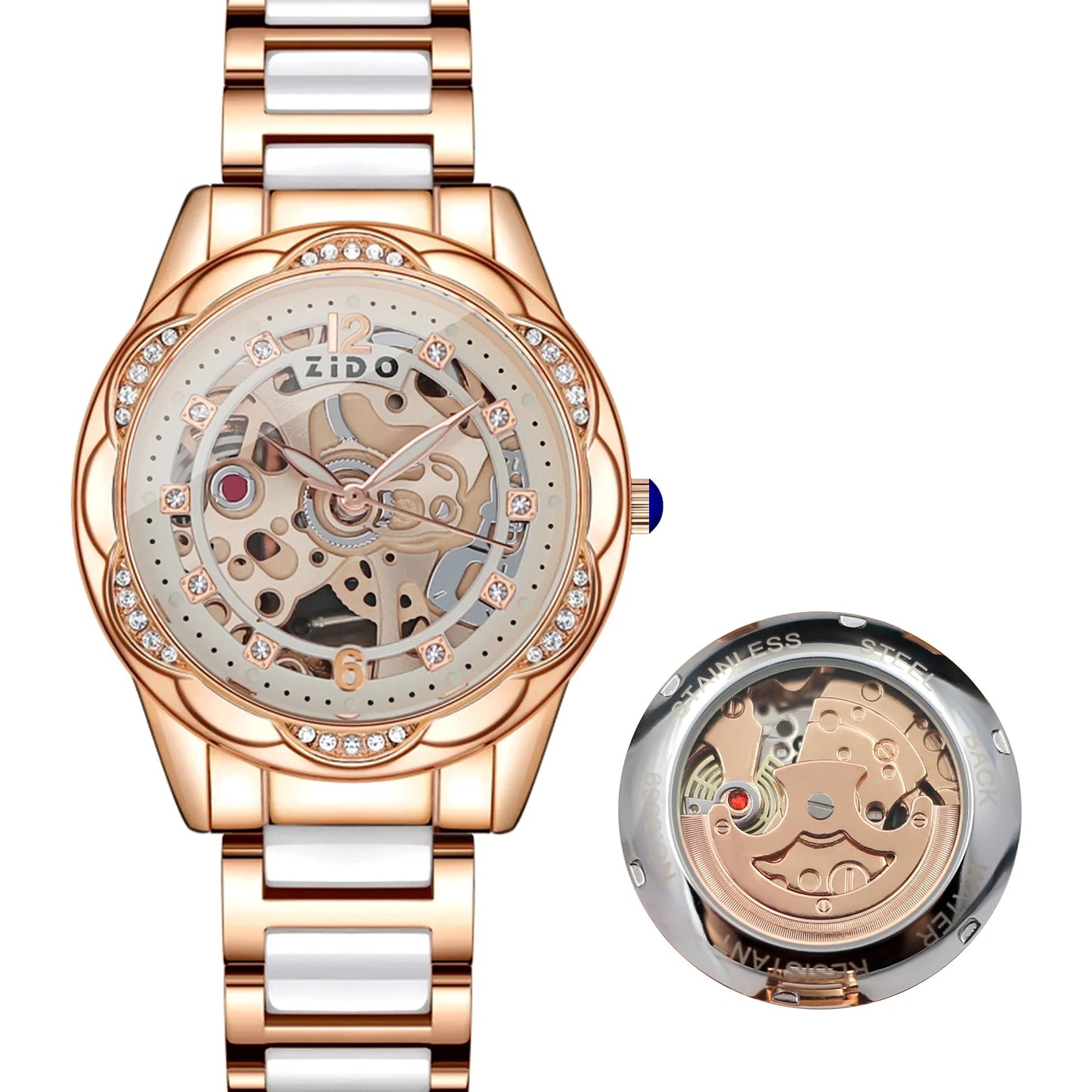 Stainless Steel Automatic Mechanical Watch